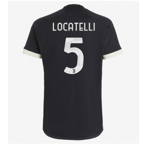 Maillot de foot Juventus Manuel Locatelli #5 Troisième 2023-24 Manches Courte